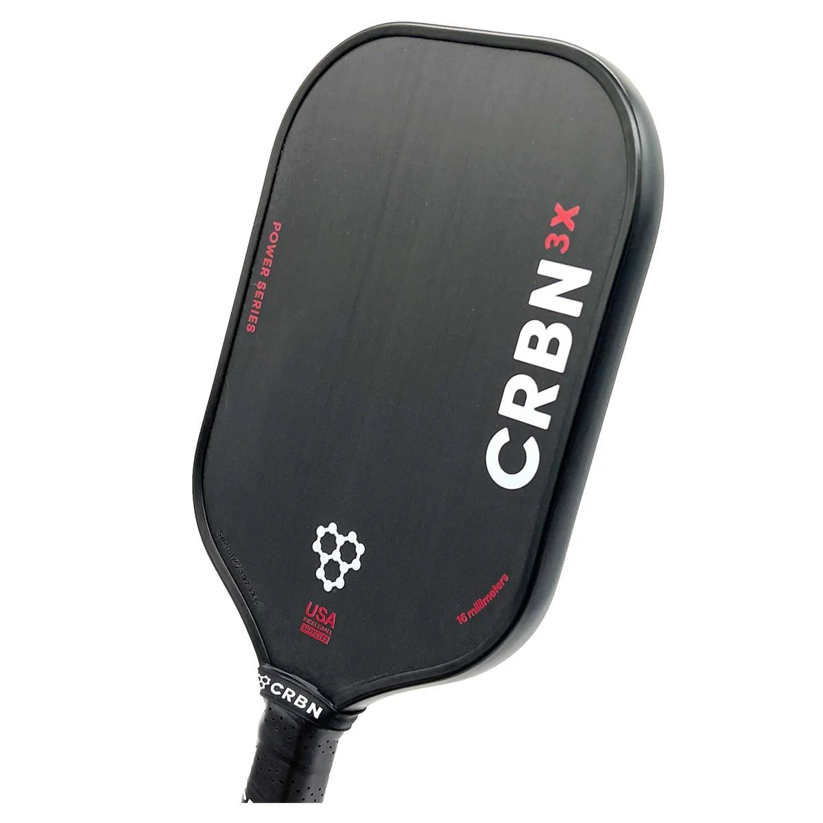 2026 CRBN-3X Power Series – Pagaie Pickleball Fibre de Carbone Ultra-Précise, Sweet Spot Maximal – Édition Limitée