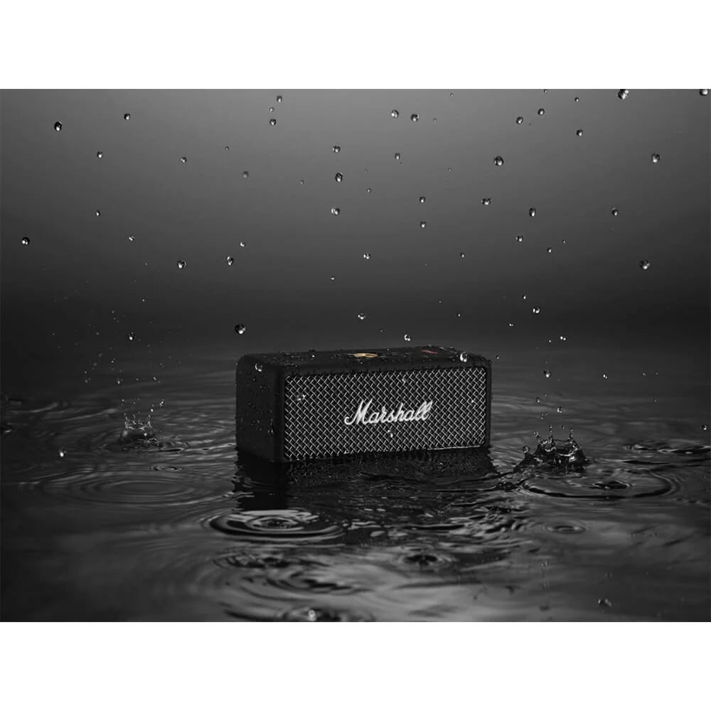 2026 Enceinte Bluetooth portable Marshall EMBERTONBTBK Emberton – Son signature Marshall, étanche et compact, noir