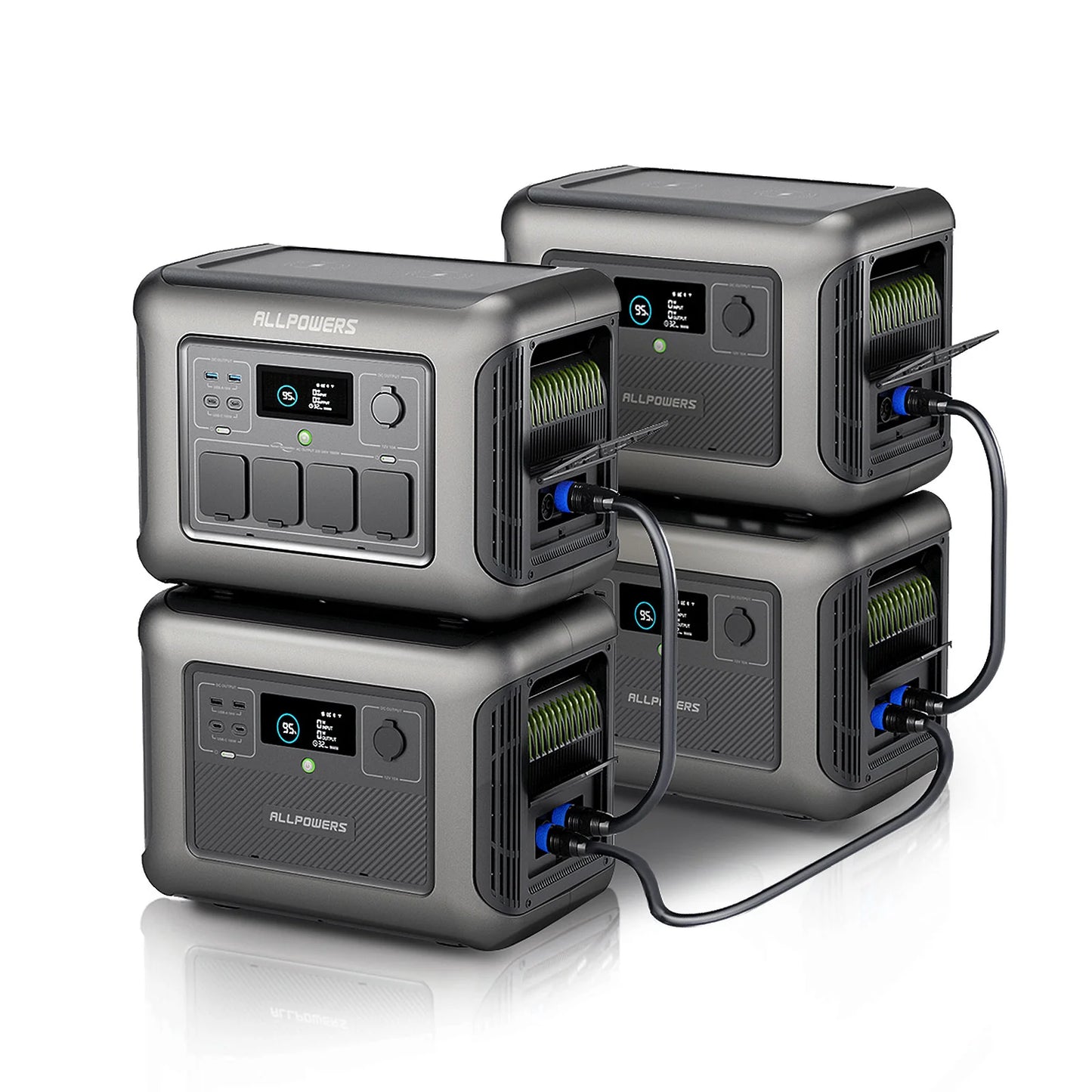 2026 ALLPOWERS B1000 Batterie d’extension 1152Wh pour stations d’énergie R1500 et R2500