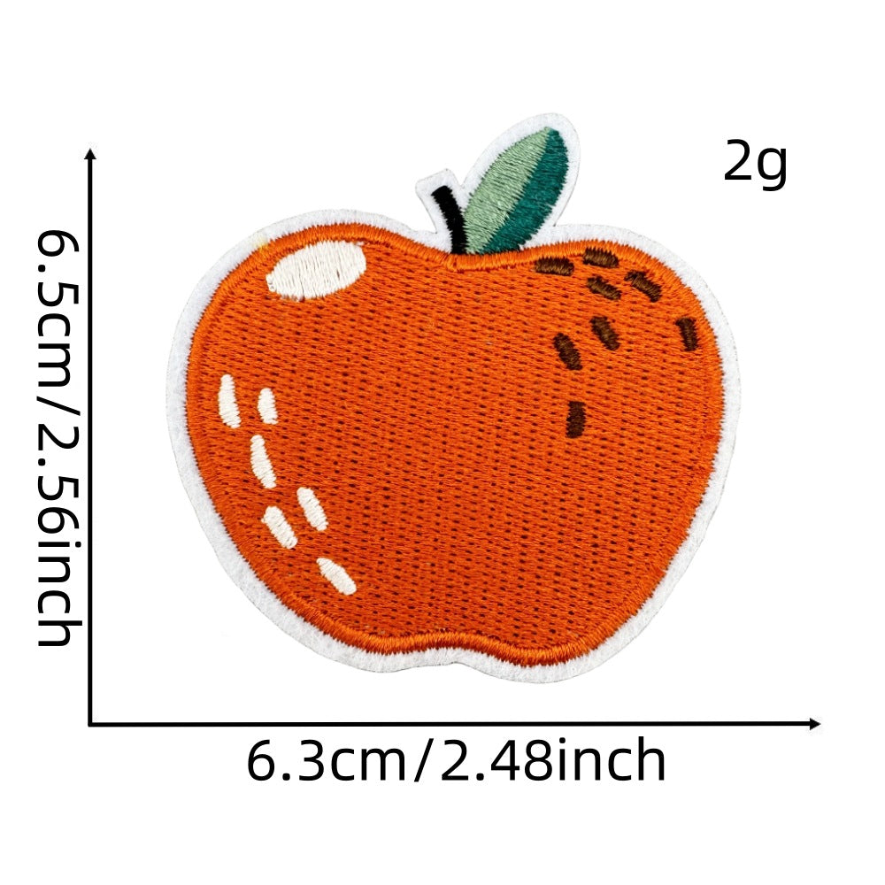 autumn harvest embroidered patches fall seasonal design iron on