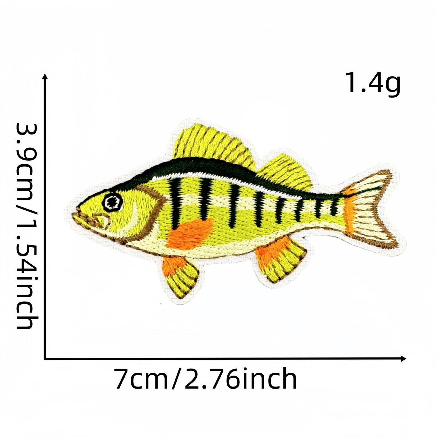 ocean fish embroidered patches marine life design iron on