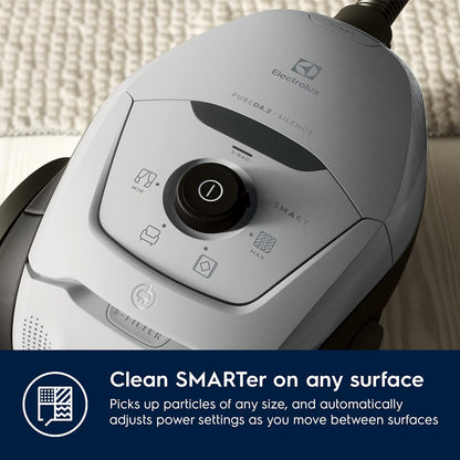 2026 Electrolux PURE D8 PD82-4MG – Aspirateur Traîneau avec Sac, Silencieux 57 dB & Filtre Hygiène 12 Lavable – Édition Limitée Haute Performance