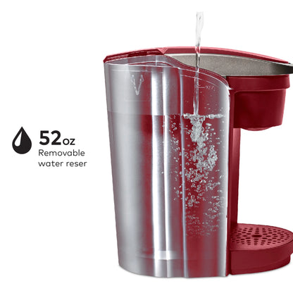 2026 Keurig K-Select Machine à Café à Dosettes K-Cup à Service Unique – Édition Vintage Rouge, Grand Réservoir et Fonction Strong Brew pour un Café Plus Intense