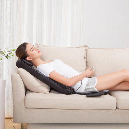 2026 Coussin de Massage Shiatsu Snailax avec Chaleur – Coussin de Fauteuil Massant pour Dos, Massage Kneading pour Maison et Bureau