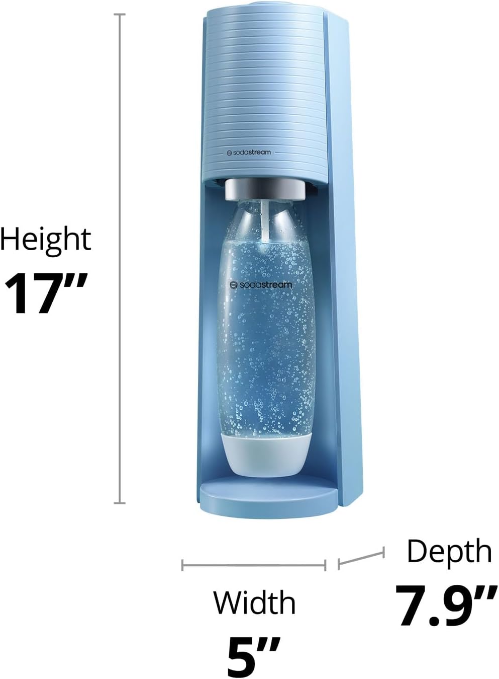 2026 SodaStream Terra Machine à Eau Pétillante Bundle (Noir), avec CO2, Bouteilles Compatibles Lave-Vaisselle et Arômes Bubly Drops