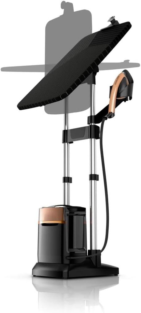 2026 TEFAL QT2020 IXEO POWER ALL-IN-ONE Défroisseur vapeur avec planche intelligente intégrée à 3 positions Désinfectant et repassage, Technologie vapeur haute pression, pression de vapeur 5,8 bar, 2170 W,
