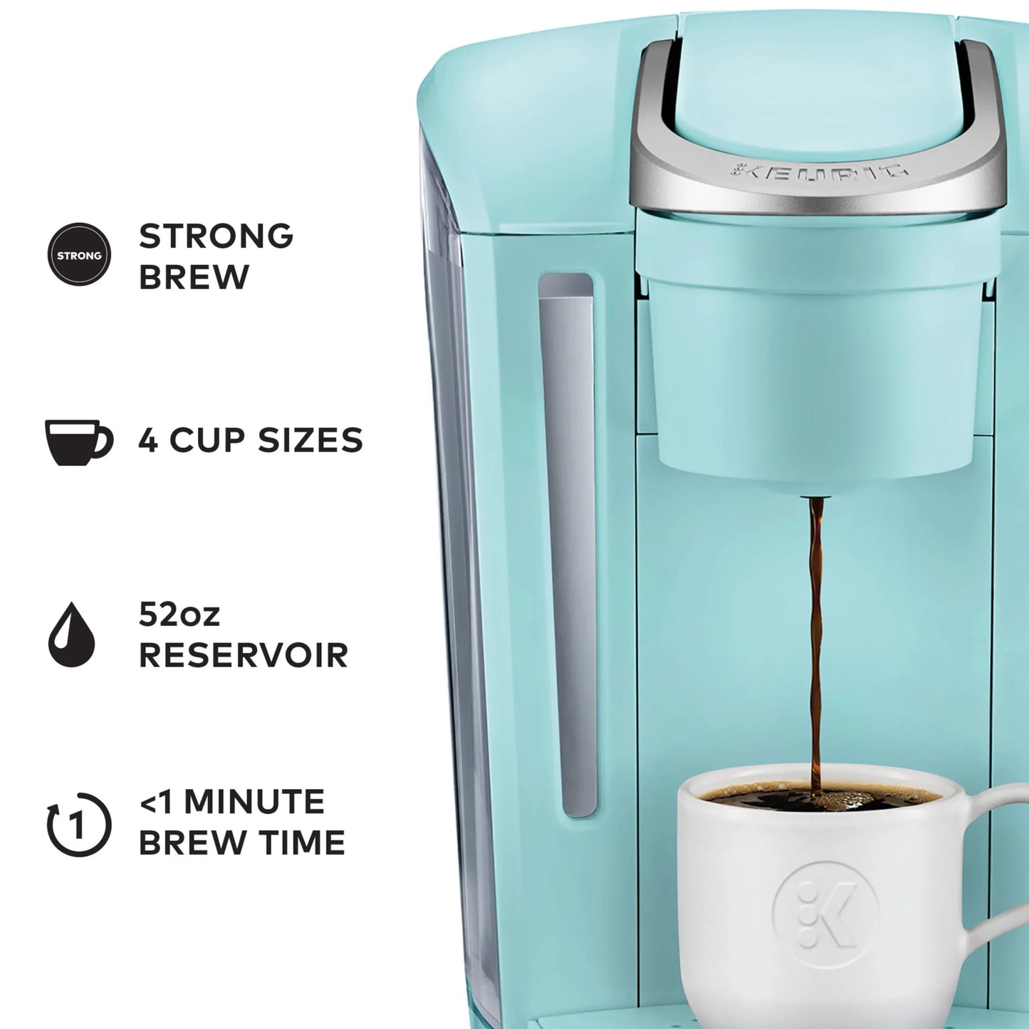 2026 Keurig K-Select Machine à Café à Dosettes K-Cup à Service Unique – Édition Vintage Rouge, Grand Réservoir et Fonction Strong Brew pour un Café Plus Intense