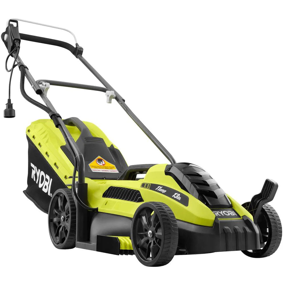 2026 Tondeuse électrique Ryobi 13 pouces 11 Ampères à pousser filaire – Modèle LM177