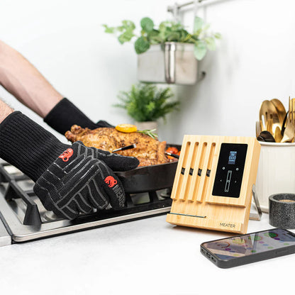 2026 MEATER Block – Thermomètre à Viande Intelligent avec WiFi, Quatre Sondes et Cuisson Multi-Protéines pour un Barbecue Parfait