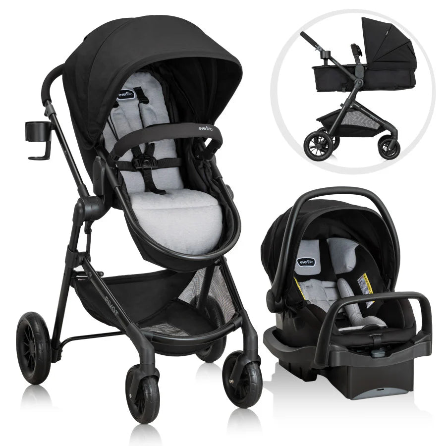 2026 Système de voyage modulaire Pivot avec siège auto LiteMax et barre anti-rebond
