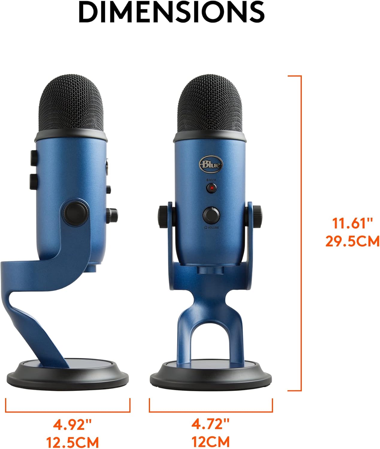 2026 Logitech for Creators Microphone USB Blue Yeti (Noir)