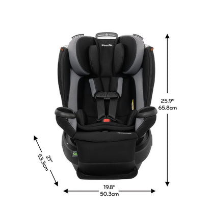 2026 Siège Auto Rotatif Tout-en-Un Evenflo Revolve360 Extend avec Housse Quick Clean