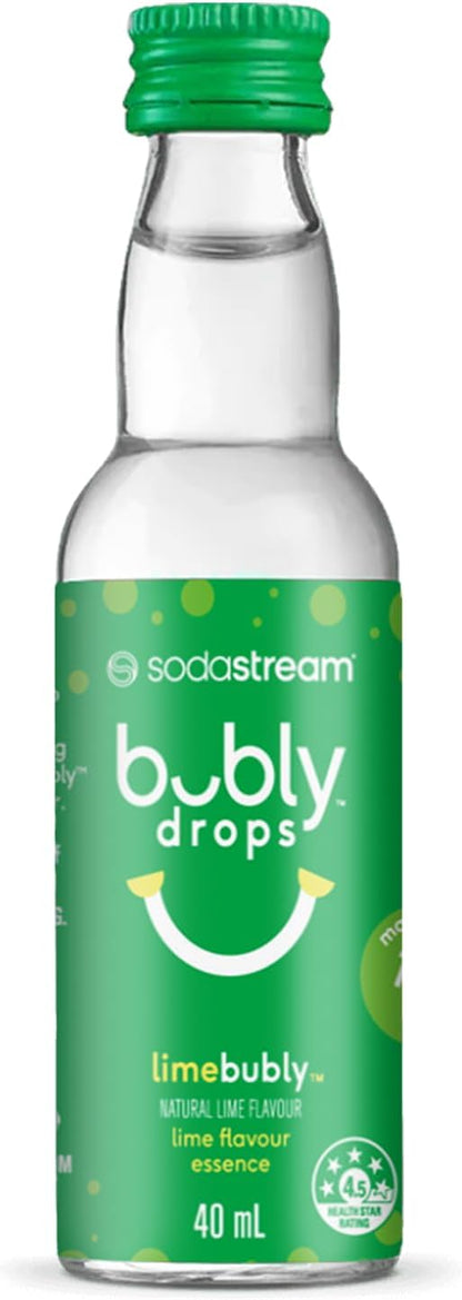2026 SodaStream Terra Machine à Eau Pétillante Bundle (Noir), avec CO2, Bouteilles Compatibles Lave-Vaisselle et Arômes Bubly Drops