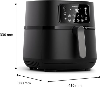 2026 Friteuse à air Philips série 3000 7,2 L, fenêtre de cuisson, friteuse 16 en 1
