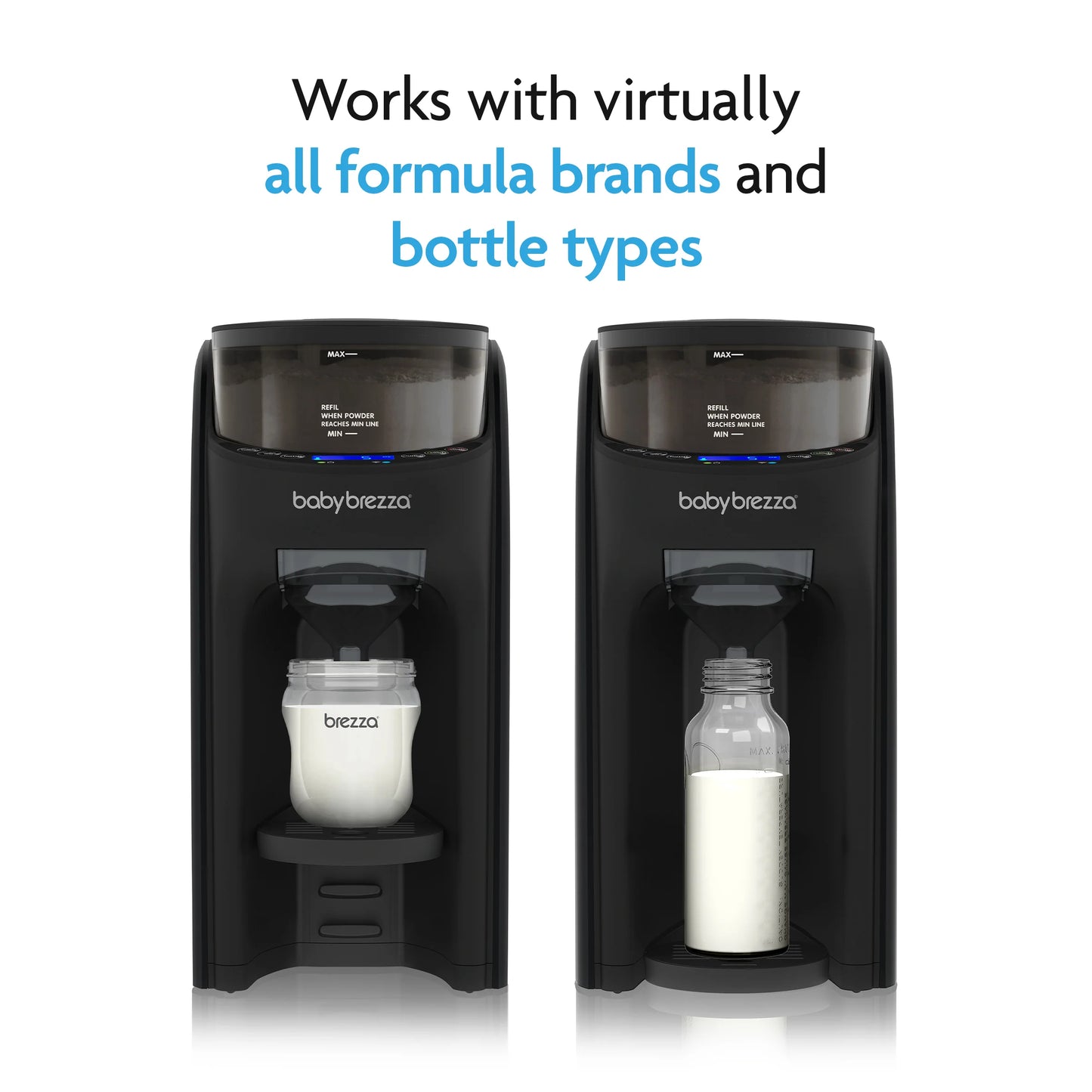 2026 Pack : Distributeur de lait Formula Pro Advanced avec entonnoir et couvercle supplémentaires