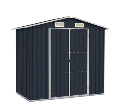 Abris de Jardin Gris Mtal 205 x 183 x 129 cm -