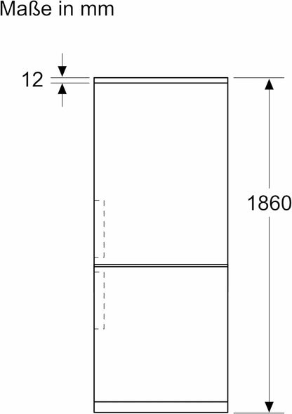 KGN367LDF- S&eacute;rie 4,R&eacute;frig&eacute;rateur combin&eacute; pose-libre,186 x 60 cm,Inox