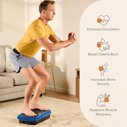 2026 Lifepro Plateforme Vibrante d’Exercice avec Points d’Acupuncture Magnétiques - Plateforme Vibrante pour Tout le Corps pour Débutants et Récupération - Massage Drainage Lymphatique pour Tonification Musculaire et Fitness Général