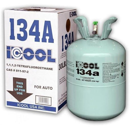 2026 R134A Refrigerante,pieno di R-134A,serbatoio netto da 30LB,adatto per condizionatori d'aria automobilistici,frigoriferi -
