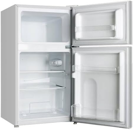 FrigeluX Réfrigérateur Double Porte Blanc RDP91BE 86L