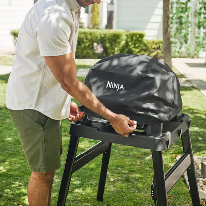 2026 Ninja Woodfire Pro Connect XL Barbecue et Fumoir Électrique avec Support et Housse