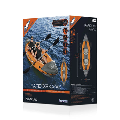 Kayak gonflable Bestway Hydro Force Lite Rapid X2 - Pack sports nautiques de plein air
