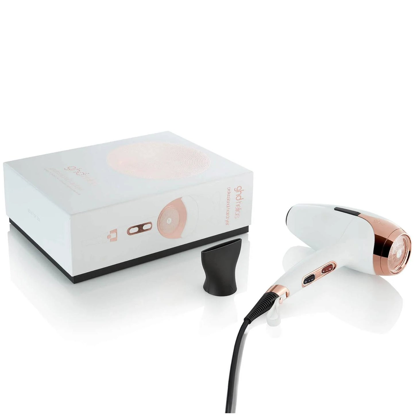 2026 Sèche-Cheveux ghd Helios Blanc – Haute Performance, Brillance 30% en Plus et Coiffage Rapide