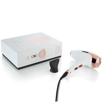 2026 Sèche-Cheveux ghd Helios Blanc – Haute Performance, Brillance 30% en Plus et Coiffage Rapide