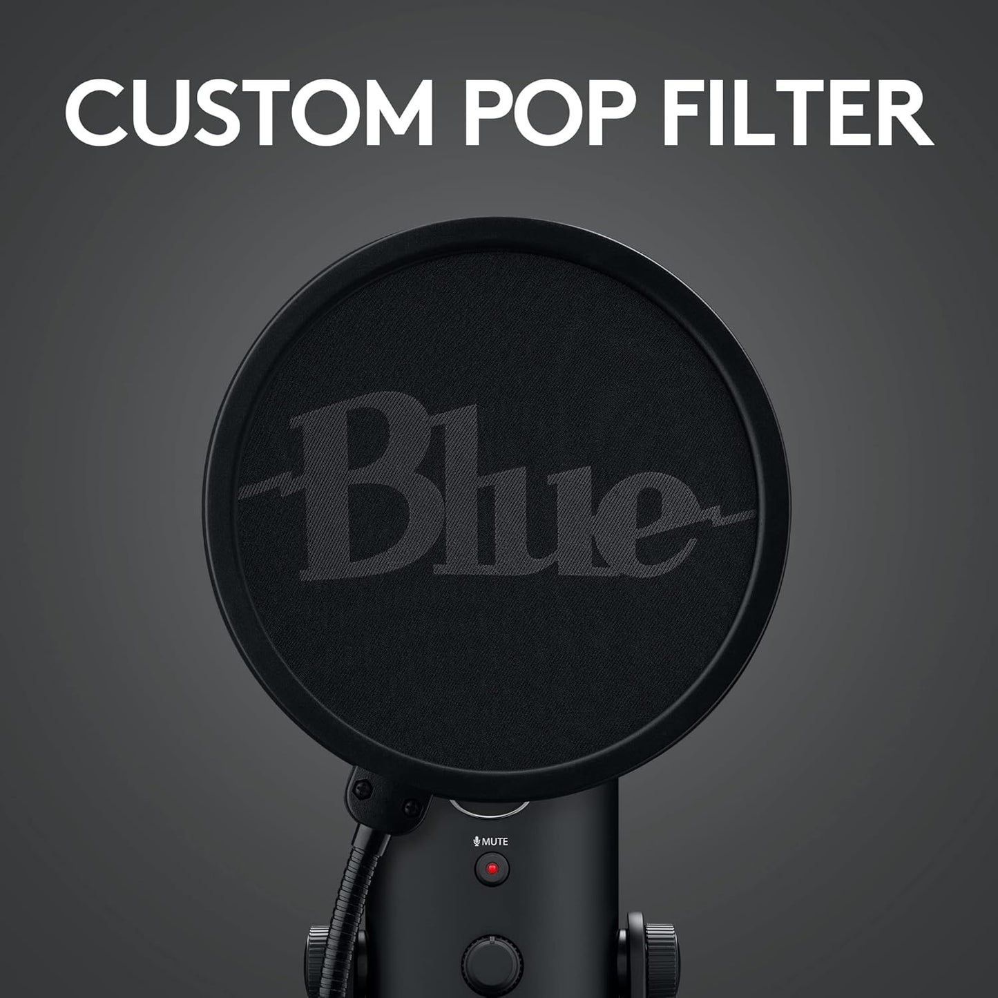 2026 Logitech for Creators Microphone USB Blue Yeti (Noir)