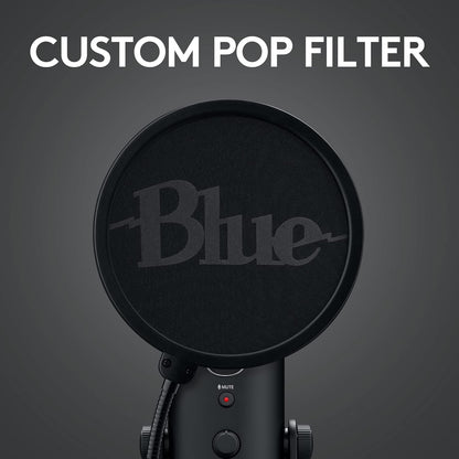 2026 Logitech for Creators Microphone USB Blue Yeti (Noir)