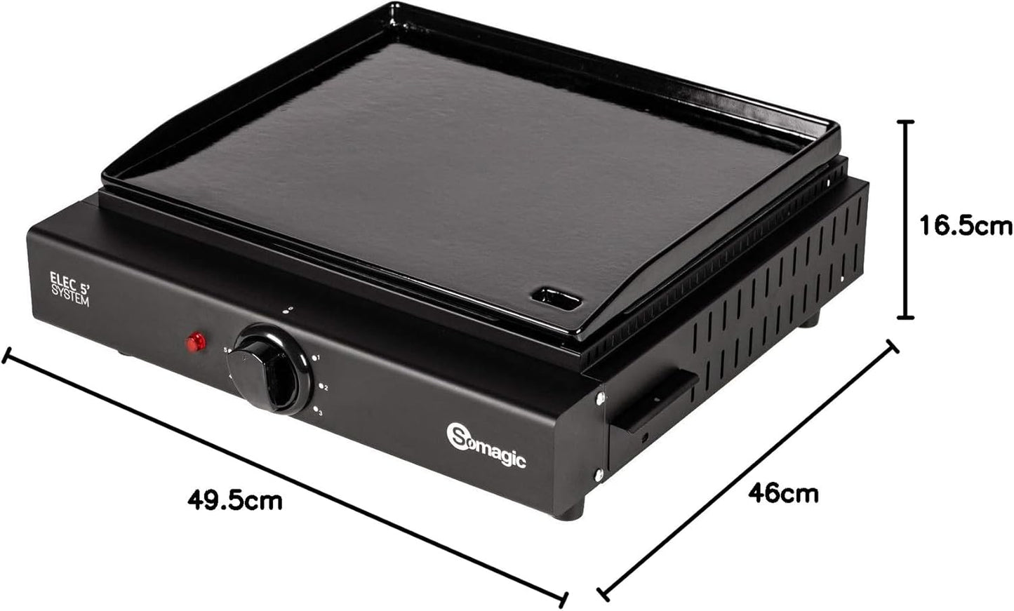 SOMAGIC - Plancha &eacute;lectrique Fonte Oliana