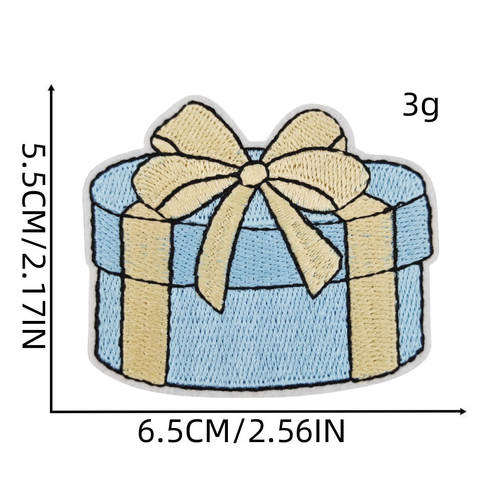 birthday party embroidered patches celebration theme iron on
