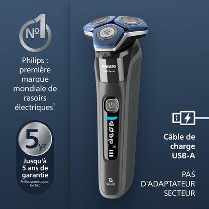 2026 Philips Shaver Series 7000, rasoir électrique eau et poussière (Modèle S7887/35)