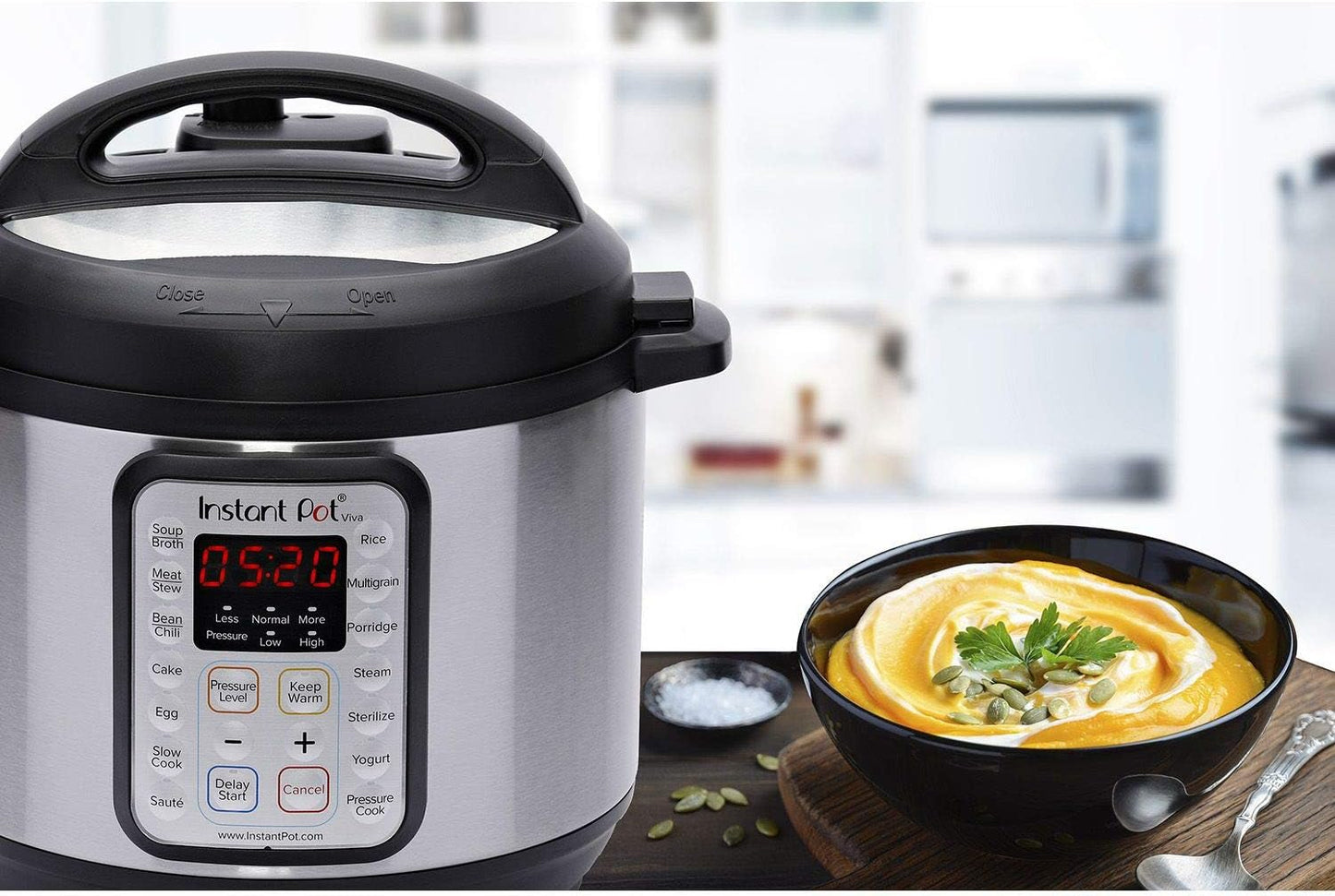 2026 Instant Pot Duo Plus 9-en-1 Multicuiseur, Autocuiseur, Slow Cooker, Cuiseur de Riz, Vapeur, Sauté, Yaourtière, Maintien au Chaud et Stérilisateur, Application Incluse avec Plus de 800 Recettes, Acier Inoxydable, 6 Quarts