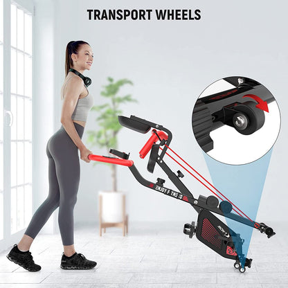 Vélo d'entraînement pliable Pooboo 3 en 1 pour la maison, supportant jusqu'à 136 kg (300 lb).