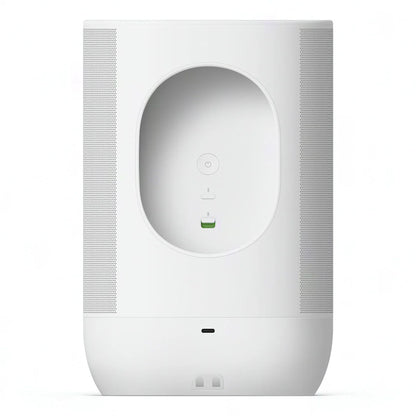 2026 Sonos Move 2 – Enceinte Portable Intelligente Blanche avec Batterie 24 Heures, Bluetooth et Wi-Fi, Résistante à l’Eau, Son Stéréo Puissant et Commande Vocale