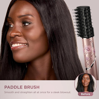 2026 Système de coiffage et de séchage Shark HD430 FlexStyle, sèche-cheveux brosse puissant et multi-styler avec boucleurs Auto-Wrap, brosse plate, brosse ovale et embout concentrateur, coloris Stone