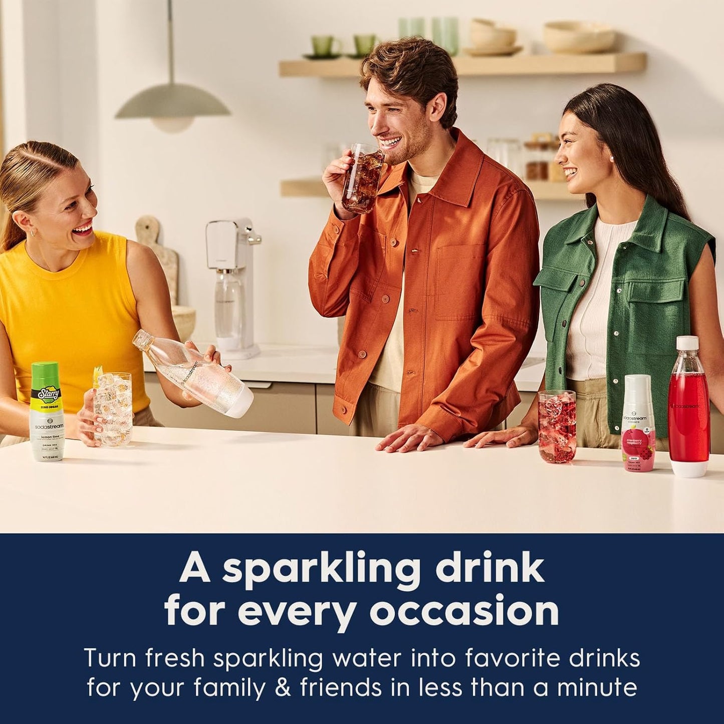 2026 SodaStream Terra Machine à Eau Pétillante Bundle (Noir), avec CO2, Bouteilles Compatibles Lave-Vaisselle et Arômes Bubly Drops