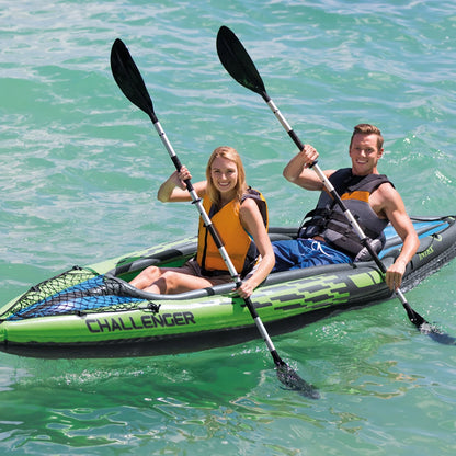 2026 Kayak gonflable Intex Challenger K2 avec rames et pompe manuelle