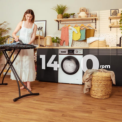 Cecotec Lave-Linge 9Kg Chargement Frontal Bolero Dresscode 9410 Inverter A. 1900W, 1400 tr/min Réglable, 16 Programmes, Faible Consommation d'Énergie, Vapeur, Stérilisation du Linge
