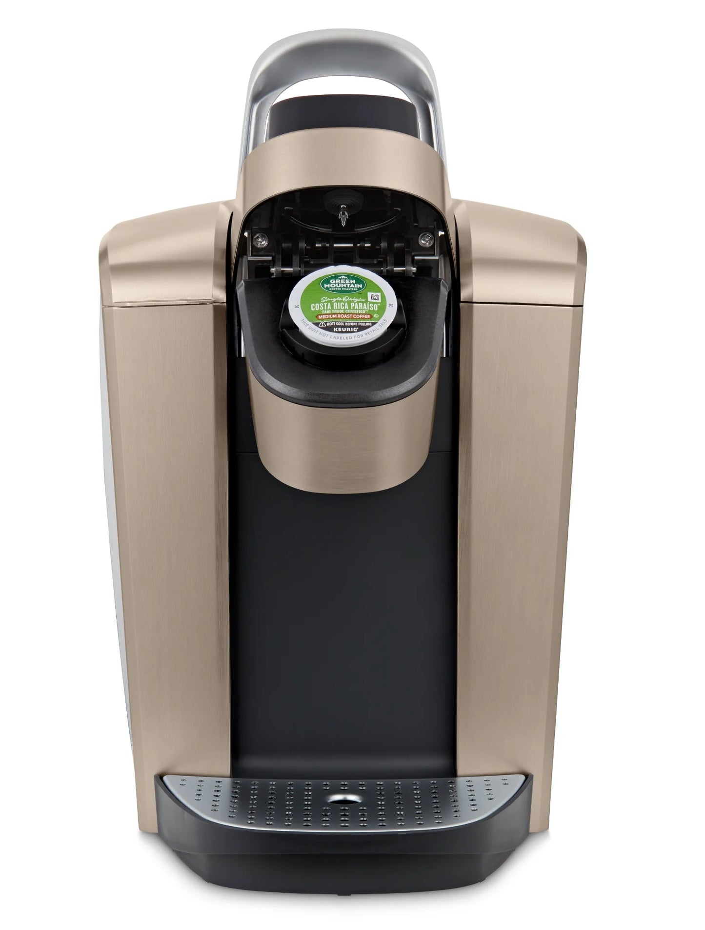 2026 Keurig K-Elite – Machine à Café à Dosettes K-Cup à Portion Unique, Finition Brossée Slate, Programmable pour Café Chaud et Glacé