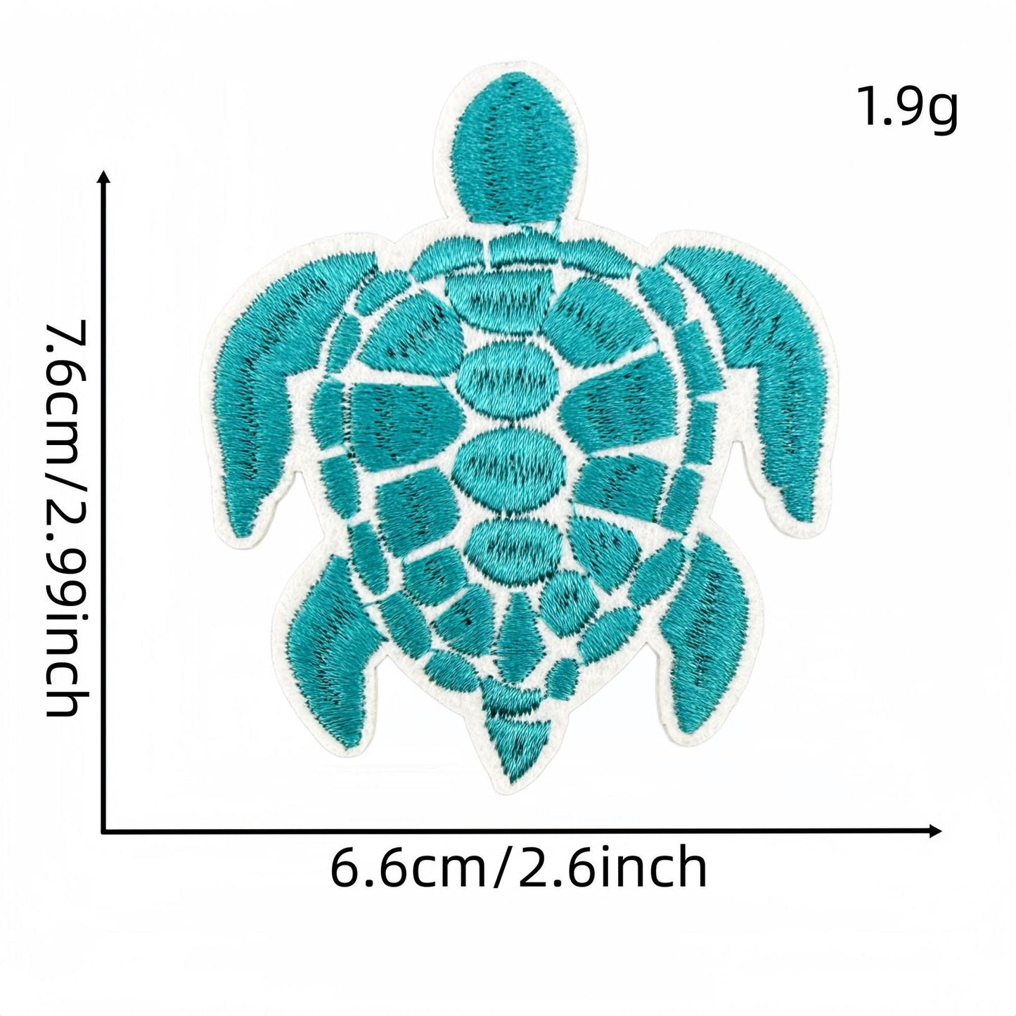 colorful sea turtle embroidered patches animal design iron on