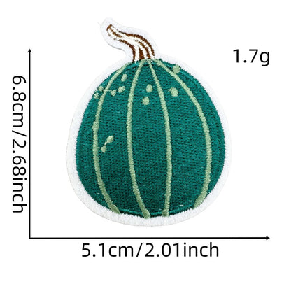 autumn harvest embroidered patches fall seasonal design iron on