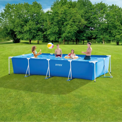 2026 Intex Piscine Rectangulaire 450×220×84 cm – Cadre Acier Résistant, PVC 3 Couches, Édition Limitée