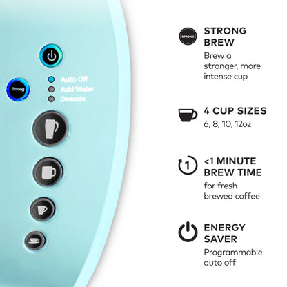 2026 Keurig K-Select Machine à Café à Dosettes K-Cup à Service Unique – Édition Vintage Rouge, Grand Réservoir et Fonction Strong Brew pour un Café Plus Intense