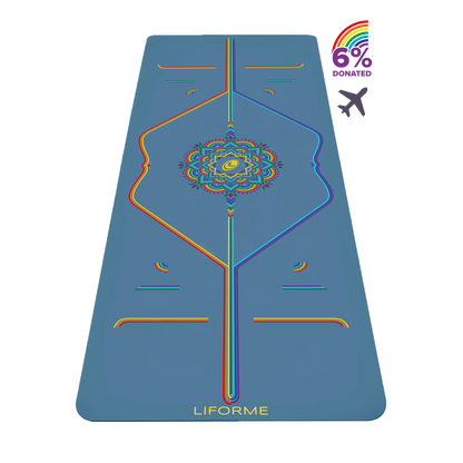 2026 Tapis de Yoga de Voyage Liforme Rainbow – Alignement Coloré et Éco-Responsable
