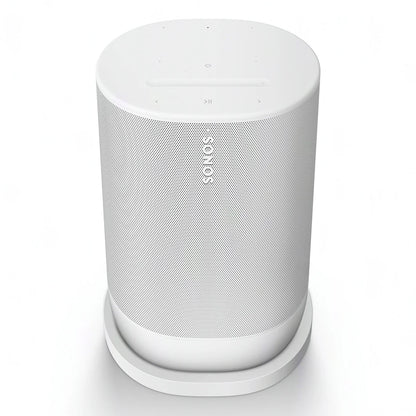 2026 Sonos Move 2 – Enceinte Portable Intelligente Blanche avec Batterie 24 Heures, Bluetooth et Wi-Fi, Résistante à l’Eau, Son Stéréo Puissant et Commande Vocale