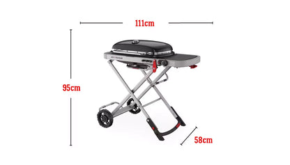 2026 Weber Traveler Barbecue à gaz pliable portable