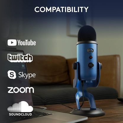 2026 Logitech for Creators Microphone USB Blue Yeti (Noir)