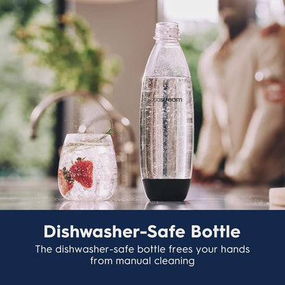 2026 SodaStream Terra Machine à Eau Pétillante Bundle (Noir), avec CO2, Bouteilles Compatibles Lave-Vaisselle et Arômes Bubly Drops